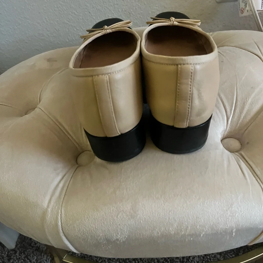 Cap Toe Flats - Picture 2 of 6